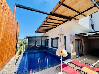 Villa Yazı 4 – Ulugöl’de Korunaklı, Jakuzili ve Isıtmalı Havuzlu Balay