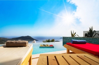 Villa Berlin Akbel | Kalkan Akbel’de Jakuzili, Korunaklı Villa