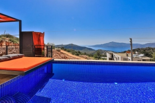 Villa Porto Riko – Kalkan Kördere’de Eşsiz Manzaralı Balayı Villası