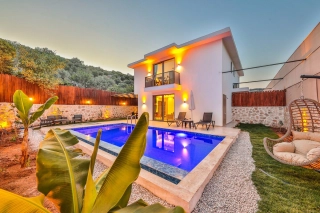 Villa Perla Patara – Patara’da Korunaklı, Jakuzili Balayı Villası