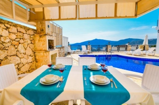 Villa Bella Vista Kördere | Korunaklı Havuzlu, Deniz Manzaralı Villa