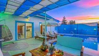 Villa Ekinezya | Kalkan Yeşilköy’de Korunaklı Havuzlu ve Doğa İçinde 