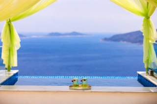 Villa Çalıkuşu | Kalkan Kalamar’da 5 Odalı, 10 Kişilik Deniz Manzaralı