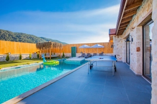 Villa Kekik Twins | Kalkan Sarıbelen’de Saunalı, Jakuzili ve Korunaklı