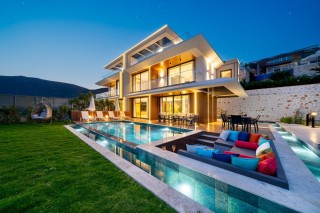 Villa Aura B – Kalkan Kalamar’da Deniz Manzaralı Lüks Tatil