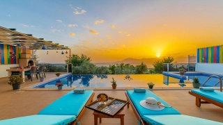 Villa Manolya 1 | Kalkan Üzümlü’de Korunaklı, Çocuk Havuzlu Villa