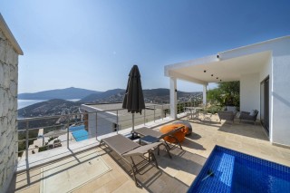 Villa Mini Arden | Kalkan Kızıltaş’ta Deniz Manzaralı Villa