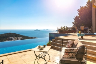 Villa Heaven Kalamar | Kalkan’da Kiralık Lüks Deniz Manzaralı Villa