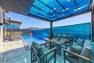 Villa Aslan Yeşilköy – Kalkan’da Doğa İle İç İçe Lüks ve Huzurlu Tatil