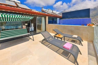 Suit Meşk | Kalkan Ortaalan’da Deniz Manzaralı, Özel Havuzlu Suit