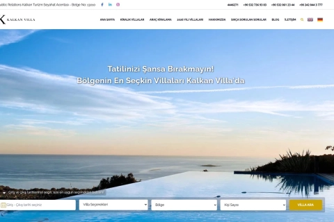 TÜRSAB Belgeli Güvenilir Villa Kiralama Acentası