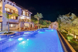 Villa Kaktüs Evi | Kalkan Akbel’de Isıtmalı Kapalı Havuzlu Lüks Villa